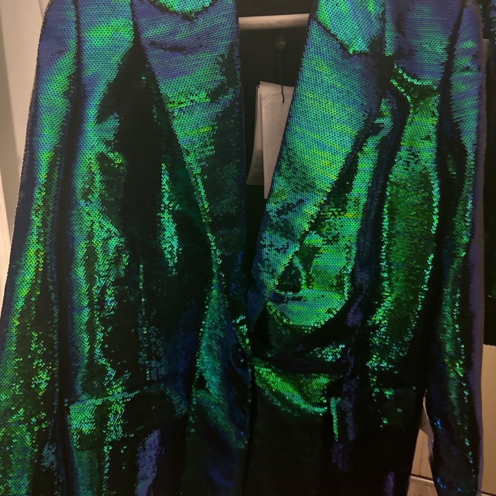 Nadine Merabi sequin shorts suit (never worn w/tags)